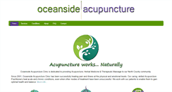 Desktop Screenshot of oceansideacupunctureclinic.com
