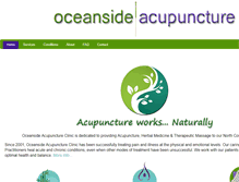 Tablet Screenshot of oceansideacupunctureclinic.com
